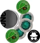 Презервативи One With Nature Color Sensations Зелений 5 шт в кейсі (ROZ6501052008) - зображення 2