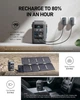Зовнішній акумулятор Anker SOLIX C300 Power Bank Station 90000mAh (288Wh) 300W з ліхтарем та з LiFePO4 Battery, Gray - зображення 4