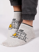 Шкарпетки чоловічі короткі бавовняні YOCLUB Funny Cotton Socks 35-38 Сірі (5904921661973) - зображення 1