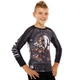 Рашгард лонгслів дитячий SP-Sport MONKEY JIU-JITSU 9534B BO-3624 розмір 36-38 (поліестер, спандекс, чорний) - изображение 3
