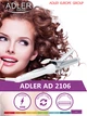 Плойка для завивки волосся Adler AD 2106 довжина кабелю: 1.8 м/діаметр: 25 мм White - зображення 9