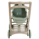 Коляска для куклы Doloni 0121/01eco T, пластиковая, Бирюзовый (0121/01eco-RT) - изображение 2