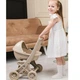 Коляска для куклы Doloni 0121/02eco B, пластиковая, Бежевый (0121/02eco-RT) - изображение 3