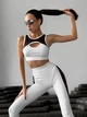 Комплект женский спортивный (лосины, топ и кофта) Nova Vega S белый 5099152075-1313291 - изображение 4