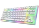 Клавиатура игровая механическая HATOR HTK-551UA White Gravity X TKL Orange - изображение 3
