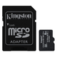 Карта памяти Kingston SDCIT2/8GB microSDHC Industrial C10 A1 pSLC Card с адаптером - изображение 1