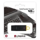 Флешка/флеш пам'ять Kingston DataTraveler Exodia DTX/128GB USB 3.2/256Гб Чорний/жовтий - зображення 3