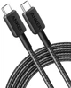 Кабель Anker 322 USB-C 1.8 м нейлон Черный (A81F6G11) - изображение 2