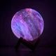 Портативна лампа-нічник акумуляторна Космос Moon Light 3D з сенсорним перемиканням - зображення 5