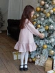 Платье ТМ Ластівка 24_2074 140 см праздничное жаккардовое розовый зефир - изображение 5