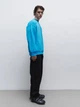 Свитшот мужской H&M 06420582 S Голубой (6666000341402) - изображение 4