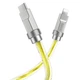 Кабель USB Hoco U113 Solid PD20W Silicone Type-C to Lightning Колір Золотий - изображение 3