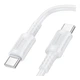 Кабель Type-C - Type Borofone BX111 60W Білий - зображення 1
