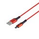 Кабель USB Hoco U79 Admirable Micro 2.4A Колір Червоний - изображение 1