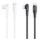 Кабель USB Remax RC-192a Type C to Type C 60W 90° Черный - изображение 3