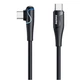 Кабель USB Remax RC-192a Type C to Type C 60W 90° Черный - изображение 2