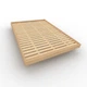 Двуспальная кровать Woodman CARRE древесина без покрытия 200x200 (WUA-01480) - изображение 3