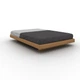 Двуспальная кровать Woodman CARRE карамель 200x200 (WUA-01482) - изображение 2