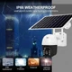 Камера видеонаблюдения поворотная v380 pro solar 4G солнечная панель Ночная съёмка до 30 м 10000 мАч - изображение 3