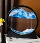 Пісочна картина MHZ 9514 3D кругла 16,5×17,5 см з підставкою та шприцом для плавності піску - изображение 3