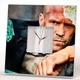 Часы "Актер Джейсон Стэтхэм. Jason Statham" сувенир фанатам кино, украшение интерьера дома, офиса, кафе, бара - изображение 1