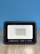 Прожектор светодиодный LED SMD 30w 6500K IP65 2000LM с микров. датчиком чёрный "LEMANSO" LMPS16-30 - изображение 1