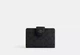 Жіночий гаманець Coach Medium Corner Zip Wallet In Signature Canvas (чорний) - зображення 1