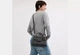 Женская кожаная сумка Coach Eliza Top Handle Bag (черная) - изображение 5