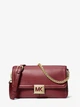 Женская сумка Michael Kors Sonia Medium Leather Shoulder Bag (вишневая) - изображение 1