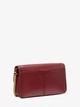 Женская сумка Michael Kors Sonia Medium Leather Shoulder Bag (вишневая) - изображение 4