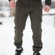 Зимові Чоловічі Штани Intruder Softshell на флісі / Утеплені брюки хакі розмір M - зображення 1