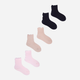 Zestaw skarpet 3 pary dziecięcy Yoclub Socks With Frill 3-Pack 1 20-22 Wielobarwny (5904921660297) - obraz 1