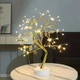 Декоративное дерево светильник Bonsai с гирляндой 50см Без бренду - изображение 1