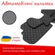 Эко кожаные автомобильные коврики на Byd Flyer 2005-2008 Цвет Черный Кант Черный Комплект 5 шт - изображение 2