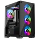 Корпус 1stPlayer X2-M-BK-4F1 Black без БП - изображение 1