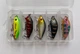 Воблер Крэнк Crankbait 4г 50мм, зеленый, набор 5 шт - изображение 1
