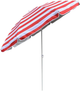 Parasol plażowy Outdoor 180 cm Czerwono-biały (8712051100197) - obraz 1