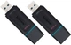 Флеш память USB Kingston DataTraveler Exodia 2x64GB USB 3.2 Gen1 2 шт Black/Blue (DTX/64GB-2P) - изображение 2