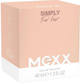 Woda toaletowa damska Mexx Simply 40 ml (3616305169136) - obraz 3