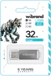 Флеш память USB Wibrand Cougar 32GB USB 2.0 Silver (WI2.0/CU32P1S) - изображение 2