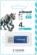Флеш память USB Wibrand Cougar 4GB USB 2.0 Blue (WI2.0/CU4P1U) - изображение 2