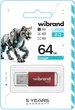 Флеш память USB Wibrand Cougar 64GB USB 2.0 Red (WI2.0/CU64P1R) - изображение 2
