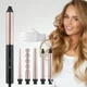 Набор щипцов + плойка Professional Beauty для укладки волос 5в1с керамическим покрытием и дисплеем C15D-P51 - изображение 1
