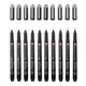 Набір лінерів 10 шт Pigma Micron Black Edition Sakura для графіки та малювання (8712079520700) - зображення 1
