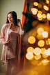 Халатик шелковый короткий Martelle Lingerie 201 L, Розовый - изображение 3