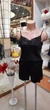 Пижама шелковая с шортами Martelle Lingerie 301 L, Черный - изображение 4