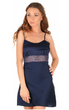 Женская ночная рубашка с кружевной вставкой Martelle Lingerie XS 101 Синий - изображение 3