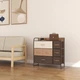 Комод бытовой Luminaria Home Mix 7B органайзер для хранения вещей и одежды Коричневый (6951427270061) - изображение 5