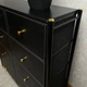 Комод бытовой Luminaria Elegance Black 8B органайзер для хранения вещей и одежды Черный (6951427270092) - изображение 9