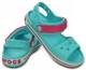 Детские сандалии Crocs Crocband Sandal Kids р 21 морская волна/темно -розовый 12856 - изображение 13